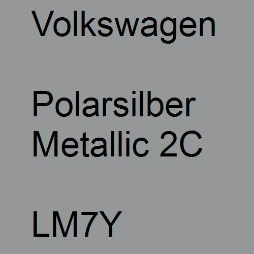 Volkswagen, Polarsilber Metallic 2C, LM7Y.